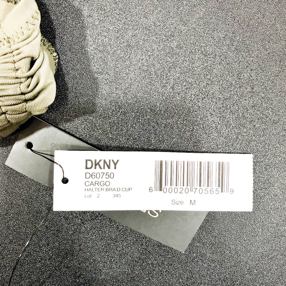 NWT DKNY Halter Bikini Top Sz M ( D Cup ) - Picture 2 of 2